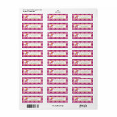 .75"x2.25" Rücksendeadresse Label Sweet Safari (Vorne)
