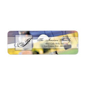 .75"x2,25" Rücksendeadresse Mason Jar Kerzenhalter (Vorne)