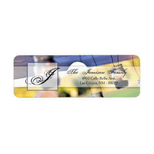 .75"x2,25" Rücksendeadresse Mason Jar Kerzenhalter