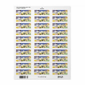 .75"x2,25" Rücksendeadresse Mason Jar Kerzenhalter (Vorne)