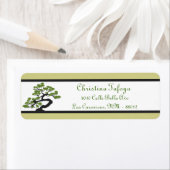 .75" x 2,25" Rücksendeadresse Japanischer Grüner B (Insitu)