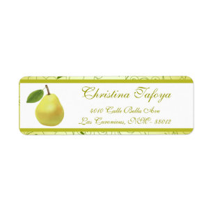 .75" x 2,25" Rücksendeadresse-Limoner grüner