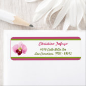 .75" x 2,25" Rücksendeadresse rosa orchid langer S (Insitu)