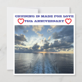 75th ANNIVERSARY CRUISE DOOR MAGNET