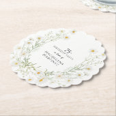75th Birthday April Birthday Month Daisy Custom Untersetzer (angewinkelt)