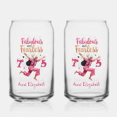 75th Birthday Fabulous Auntie  Dosenglas (Vorderseite)