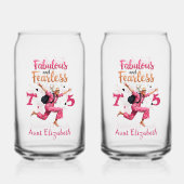 75th Birthday Fabulous Auntie  Dosenglas (Rückseite)