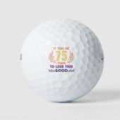 75th Birthday Golfball (Vorderseite)
