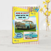 75th Birthday! Wow, samer Alter as this 1947 Chevy Karte (Gelbe Blume)