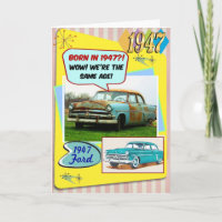75th Birthday! Wow, samer Alter as this 1947 Chevy