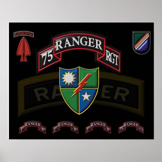 75th Ranger Regiment Poster (Vorne)