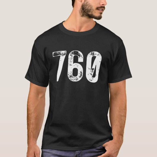 760 Area Code Oceanside CA Mobile Telephone Area C T-Shirt (Vorderseite)