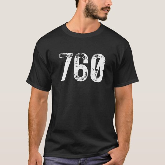 760 Area Code Oceanside CA Mobile Telephone Area C T-Shirt (Vorderseite)