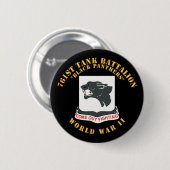761. Tank-Bataillon - Black Panthers - Zweiter Wel Button (Vorne & Hinten)