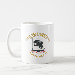 761. Tank-Bataillon - Black Panthers - Zweiter Wel Kaffeetasse