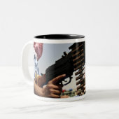 762 mm Runden liegen auf dem LKW Zweifarbige Tasse (Vorderseite Links)