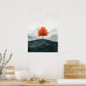 767 Abstrakt Poster (Küche)