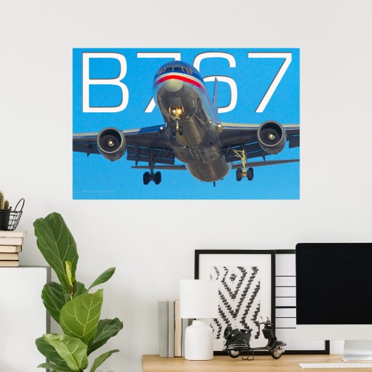767 AIRLINER POSTER (Heimbüro)