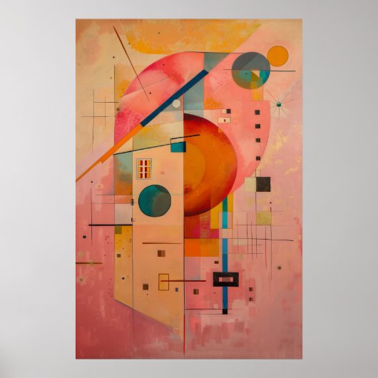 769 Abstrakt Poster (Vorne)