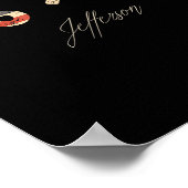76 67 Jefferson Six Seven Meme For Gen Alpha Slang Poster (Ecke)