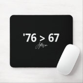 76 67 Selbstverständlich Geschichte Spaß machen Or Mousepad (Mit Mouse)