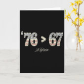 76 67 Thomas Jefferson Six Seven 6 7 Meme Gen Alph Karte (Gelbe Blume)