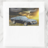 76 FireChicken Tribute Design Toolbox Rechteckiger Aufkleber (Tasche)