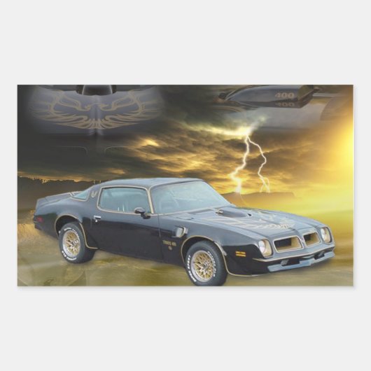 76 FireChicken Tribute Design Toolbox Rechteckiger Aufkleber (Vorderseite)