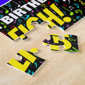 76. Geburtstag — Spaß, farbenfrohe Musiksymbole & Puzzle (Seite)