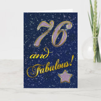 76. Geburtstags-Party Einladung