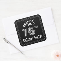 76. Geburtstagsparty: Art Deco Stil & Individuelle