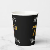 76. Geburtstagsparty - Extravagantes Drehbuch, Imi Pappbecher (Links)