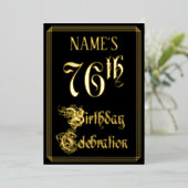 76. Geburtstagsparty - Extravagantes Drehbuch & In Folieneinladung (Stehend vorne)