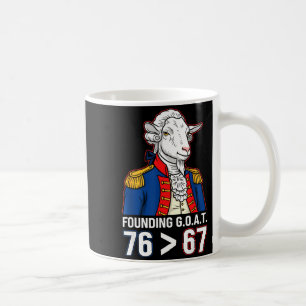76 Größer Als 67 George Washington Geschichte Spaß Kaffeetasse