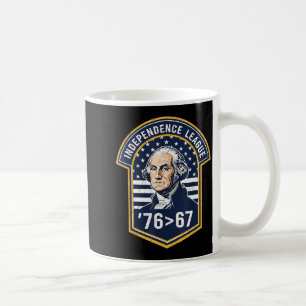 76 Größer als 67 George Washington Geschichts-Spaß Kaffeetasse
