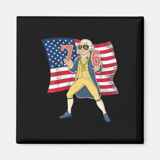 76 Größer Als 67 Lustiges Meme Thomas Jefferson US Magnet (Vorne)