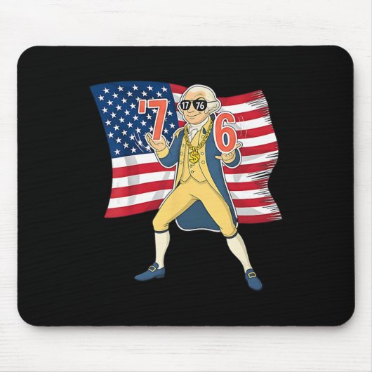 76 Größer Als 67 Lustiges Meme Thomas Jefferson US Mousepad (Vorne)