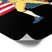 76 Größer als 67 Lustiges Meme Thomas Jefferson US Poster (Ecke)