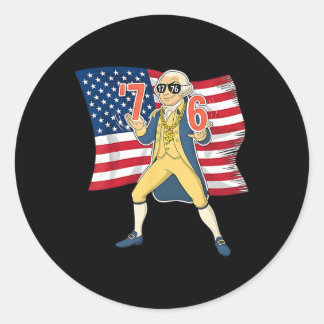 76 Größer Als 67 Lustiges Meme Thomas Jefferson US Runder Aufkleber