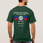 76. Infanterie-Abteilungs-T-Shirt T-Shirt (Rückseite)
