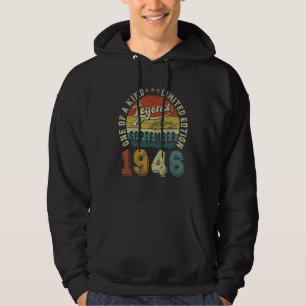 76 Jahre alt 76. Geburtstag seit September Hoodie