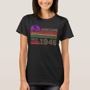 76 Jahre alte Männer Frauen Phantastisch seit 1946 T-Shirt
