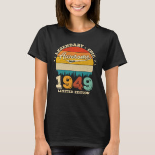 76 Jahre alter Tag 1949 Phantastisches 76. Geburts T-Shirt
