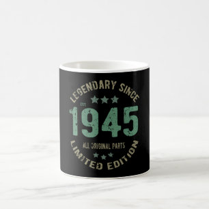 76 Jahre alter Tag Legende 76. Geburtstag Kaffeetasse