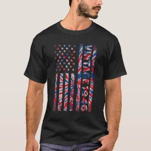 76 Jahre Vintag 1946 Amerikanische Flagge 76. Gebu T-Shirt