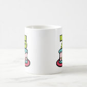 76-jähriger Geburtstagskuchen Kaffeetasse (Mittel)
