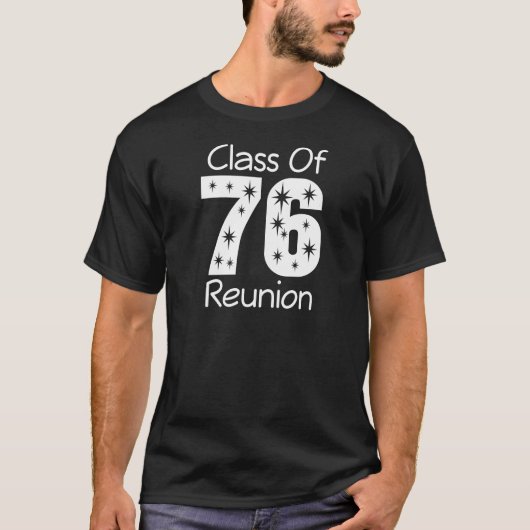 76 Klassen-Wiedersehen T-Shirt (Vorderseite)