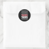 76 RUNDER AUFKLEBER (Tasche)
