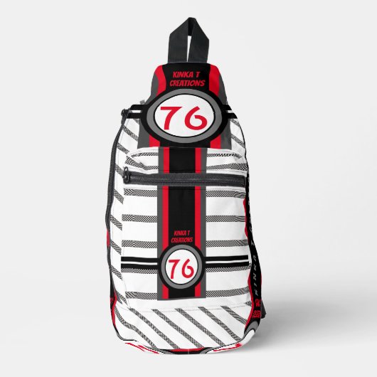 '76 Schachbrett Crossbody Bag (Vorderseite)