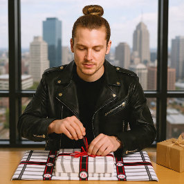 '76 Schachbrett Geschenkpapier